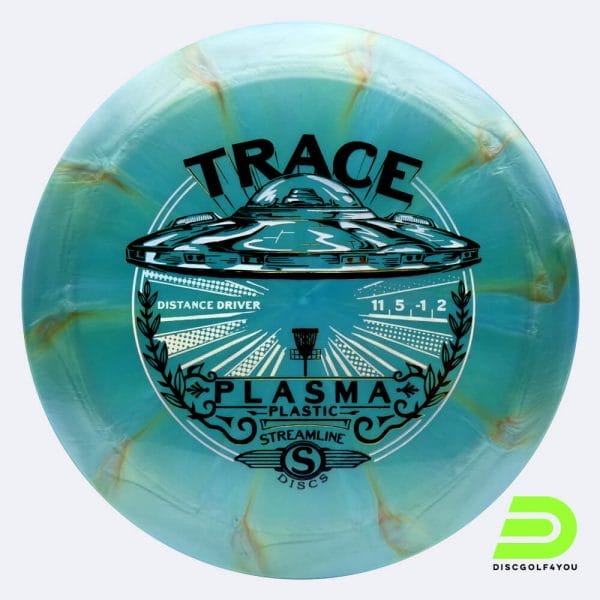 Streamline Trace in turquoise, plasma plastic and burst effect