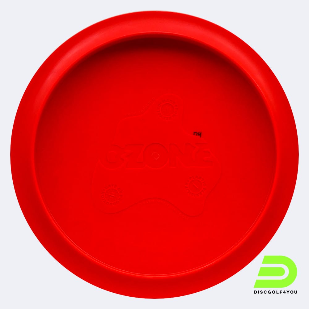 Trash Panda Ozone in red, trash panda recycled plastic