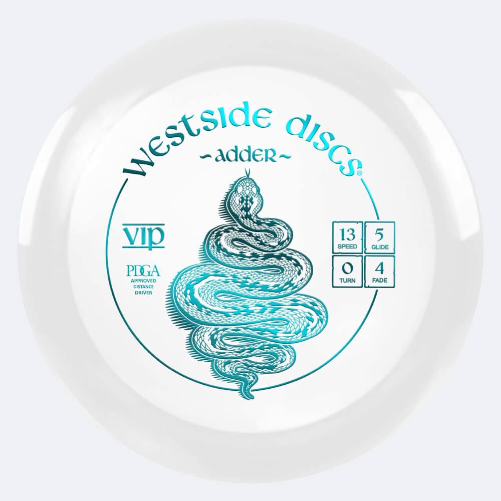 Westside Adder in white, vip plastic