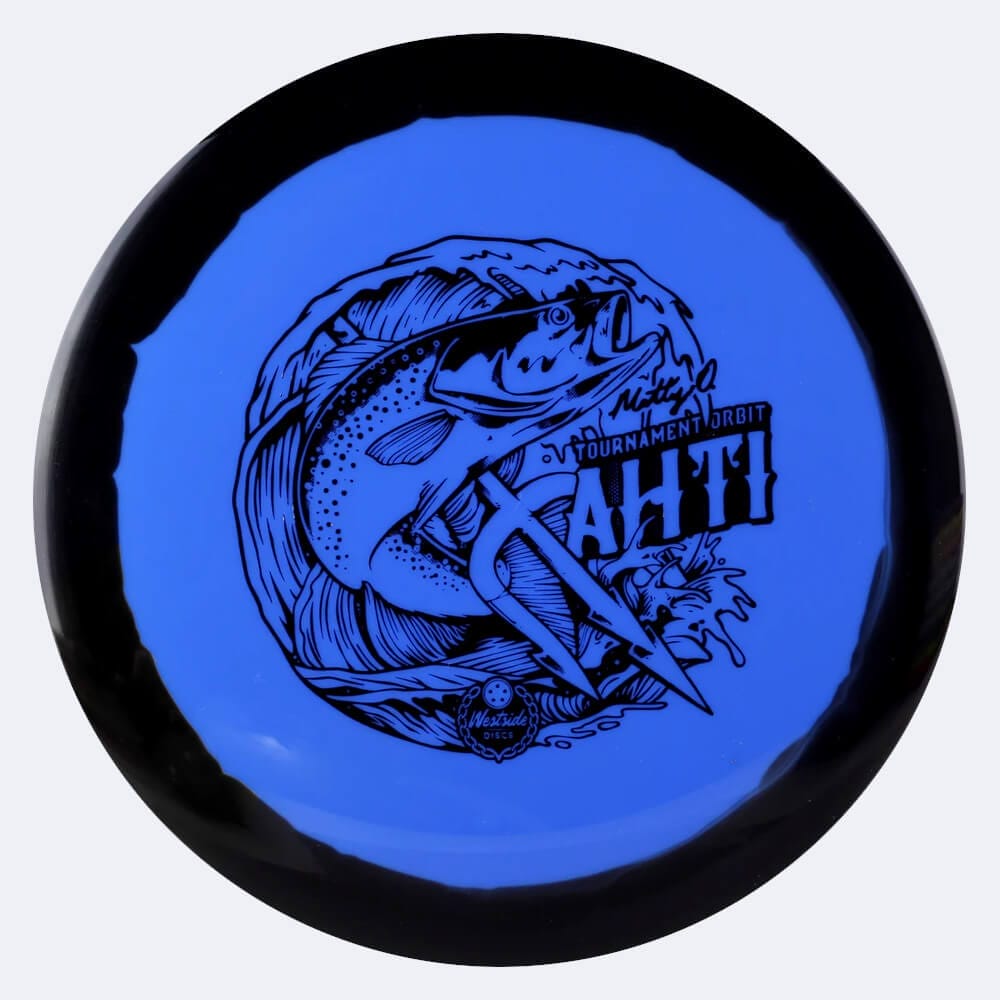 Westside Ahti in blue-black, tournament orbit plastic