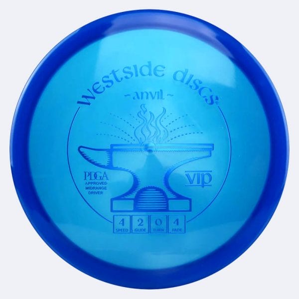 Westside Anvil in blue, vip plastic