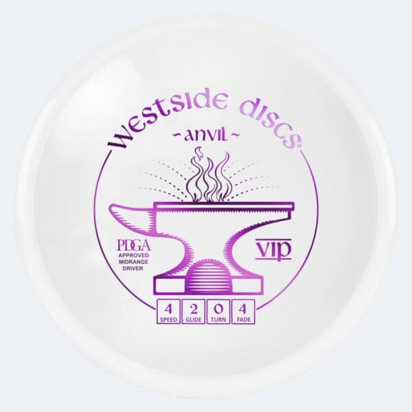 Westside Anvil in white, vip plastic
