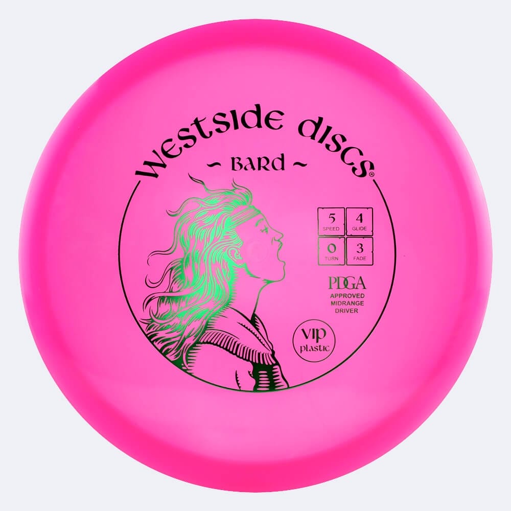 Westside Bard in pink, vip plastic