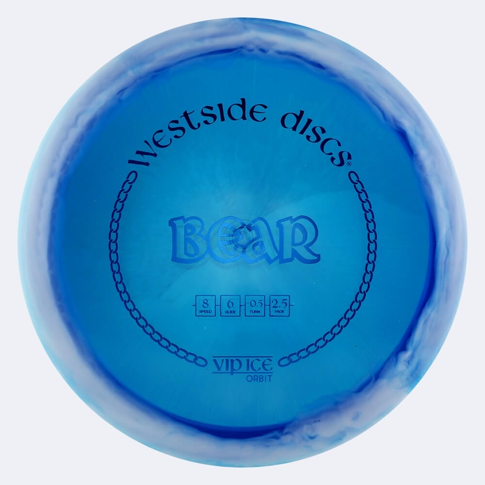 Westside Bear in blau, im VIP Ice Orbit Kunststoff und ohne Spezialeffekt