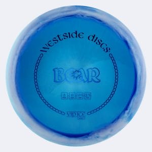 Westside Bear in blue, vip ice orbit plastic