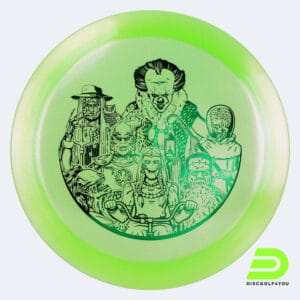 Westside Boatman Halloween in light-green, vip glimmer plastic