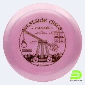 Westside Catapult in pink, tournament plastic