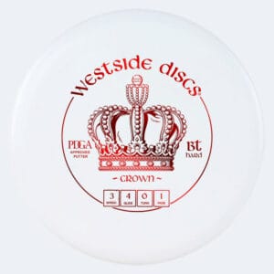 Westside Crown in white, bt hard plastic