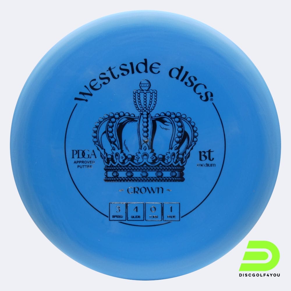 Westside Crown in blue, bt medium plastic