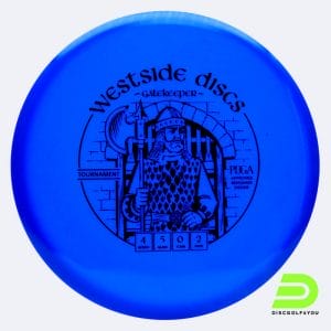 Westside Gatekeeper in blue, tournament plastic