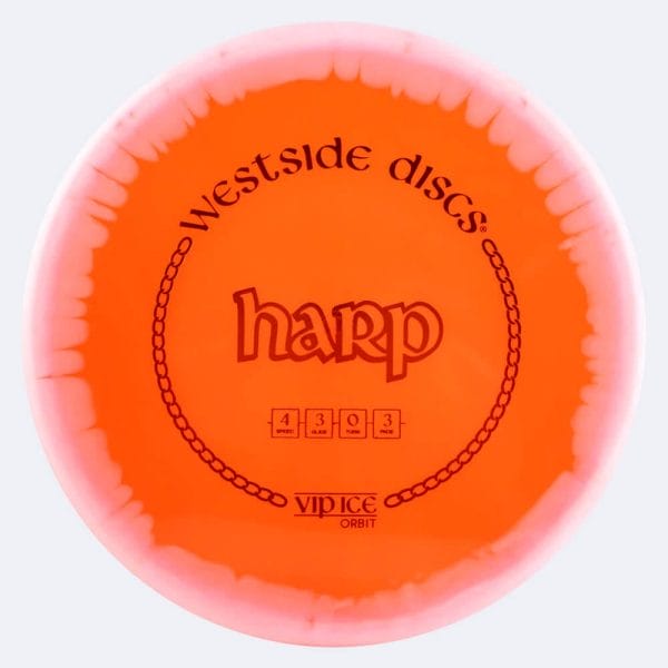Westside Harp in orange, im VIP Ice Orbit Kunststoff und ohne Spezialeffekt