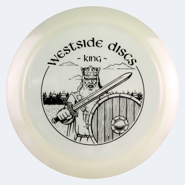 Westside King in white, vip glimmer plastic