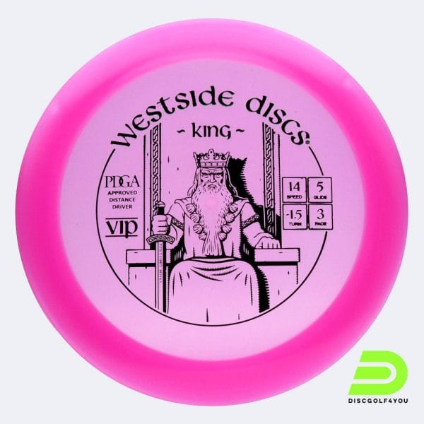 Westside King in pink, vip plastic