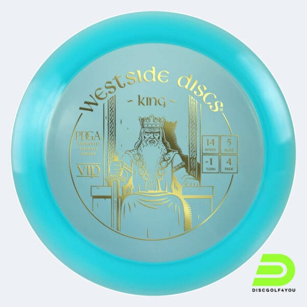Westside King in turquoise, vip plastic