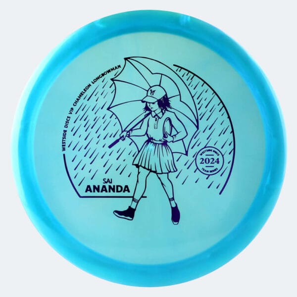 Westside Longbowman Sai Ananda in turquoise, vip chameleon plastic