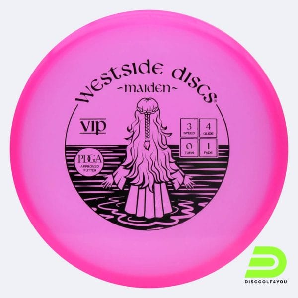 Westside Maiden in pink, vip plastic