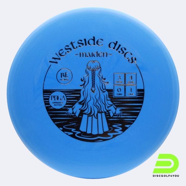 Westside Maiden in blue, bt medium plastic