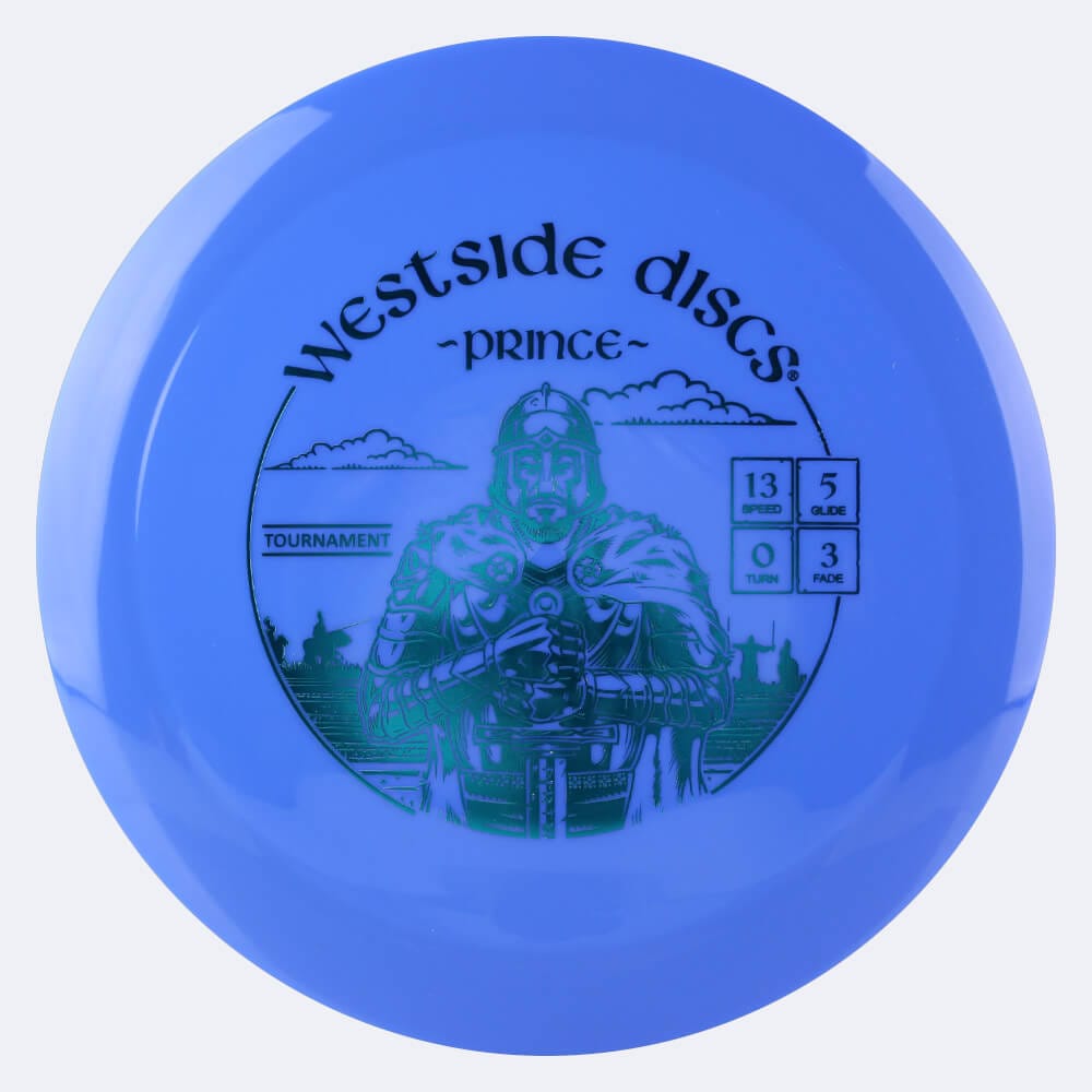 Westside Prince in blue, tournament plastic