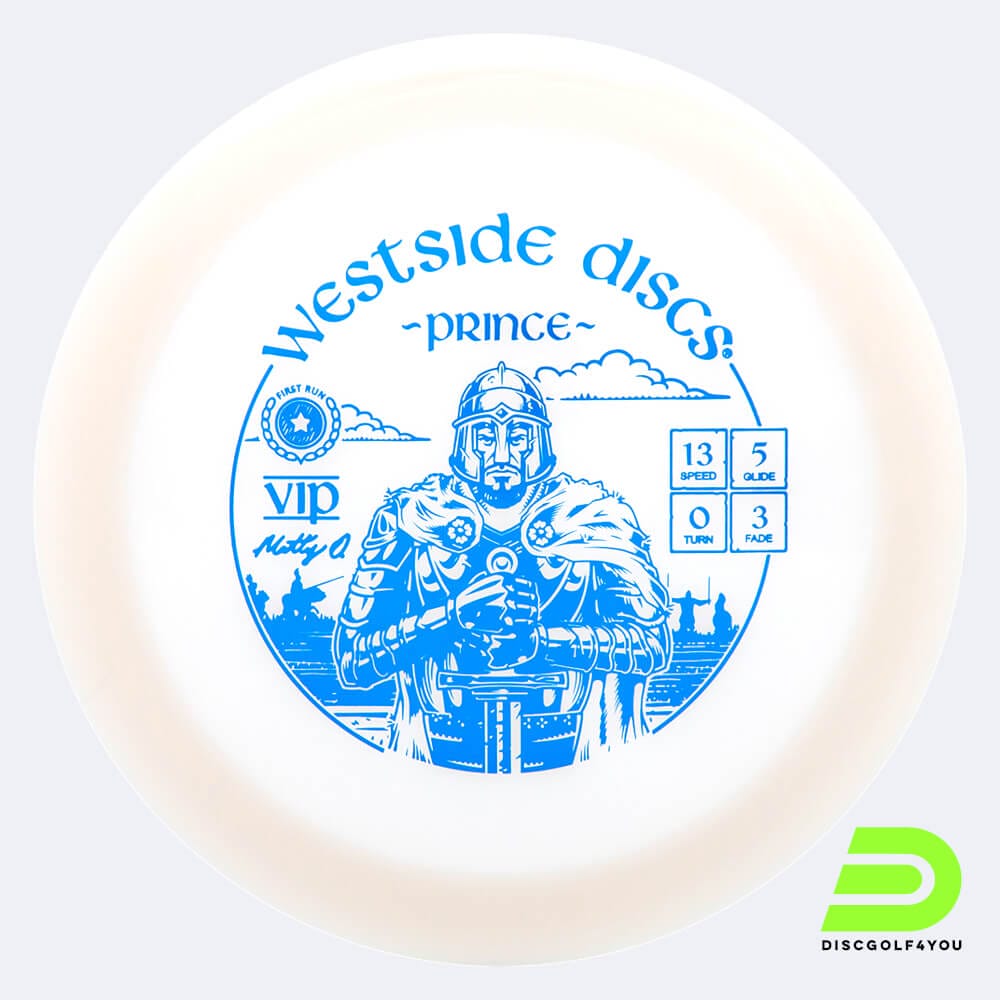 Westside Prince in white, vip plastic