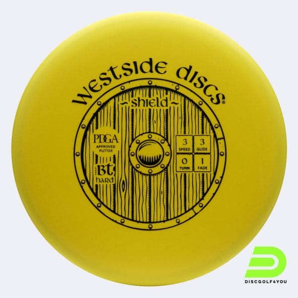 Westside Shield in gelb, im BT Hard Kunststoff und ohne Spezialeffekt