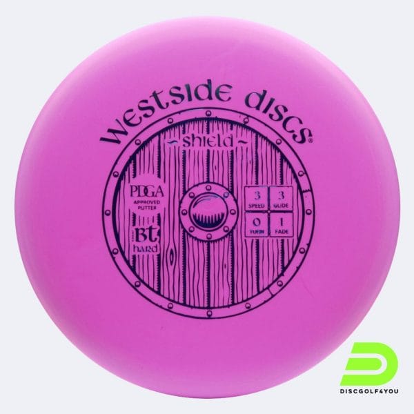 Westside Shield in pink, bt hard plastic