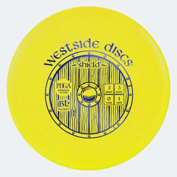 Westside Shield in yellow, bt medium plastic