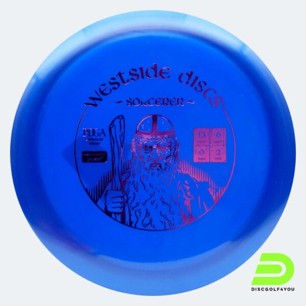 Westside Sorcerer in blue, tournament plastic