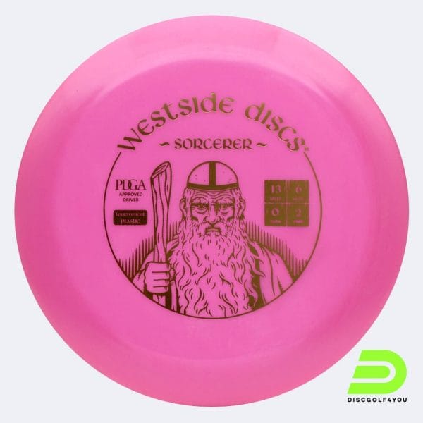 Westside Sorcerer in pink, tournament plastic