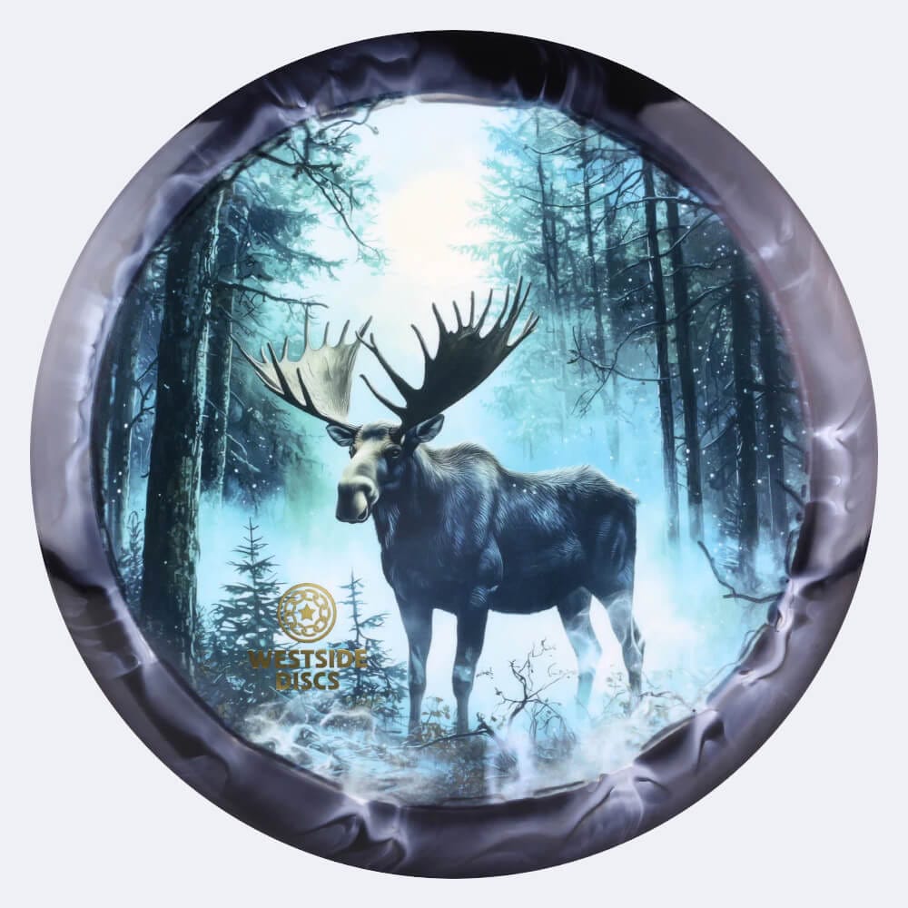 Westside Stag in black, tournament orbit plastic and deco effect