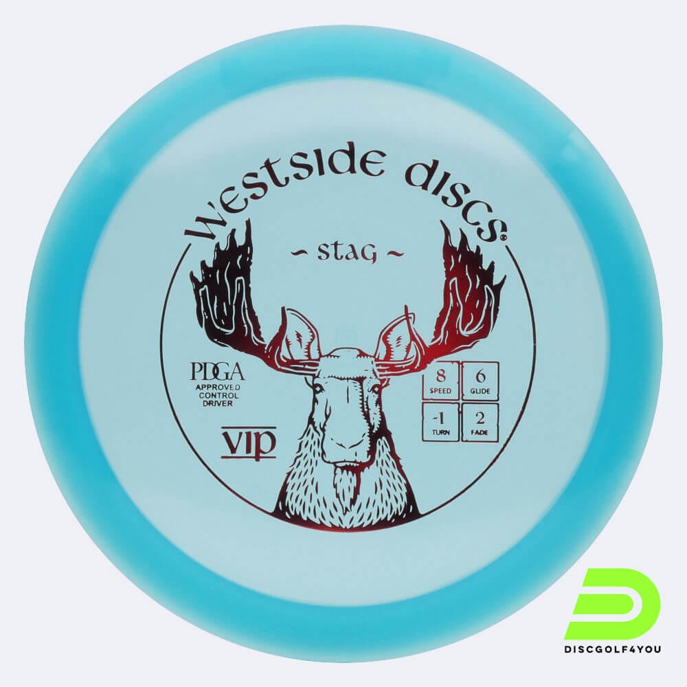 Westside Stag in blau, im VIP Kunststoff und ohne Spezialeffekt