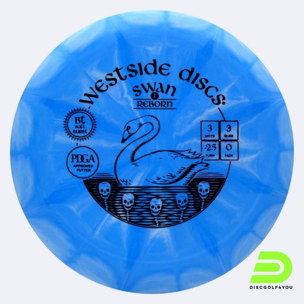 Westside Swan 1 Reborn in hellblau, im BT Soft Kunststoff und burst Spezialeffekt