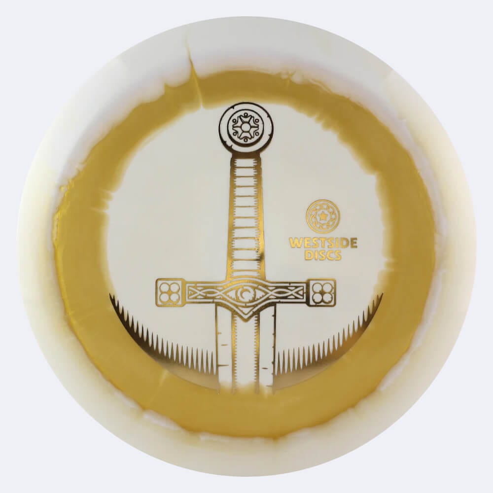 Westside Sword in gold, tournament ring plastic