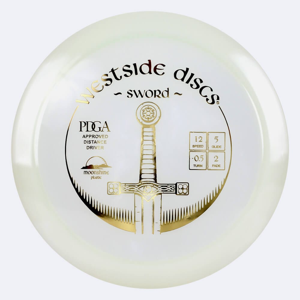 Westside Sword in weiss, im VIP Moonshine Kunststoff und glow Spezialeffekt