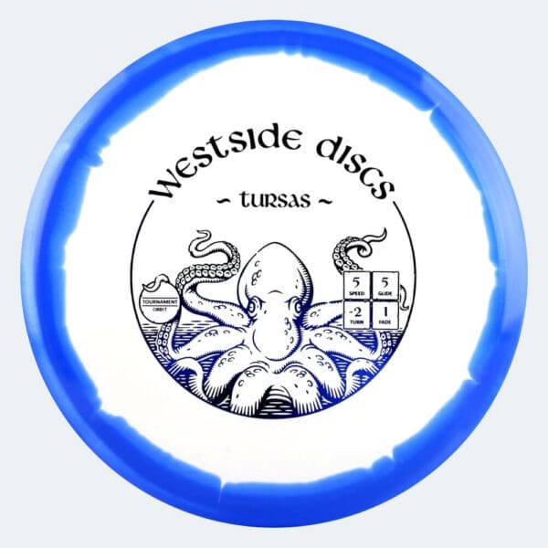 Westside Tursas in weiss-blau, im Tournament Orbit Kunststoff und ohne Spezialeffekt