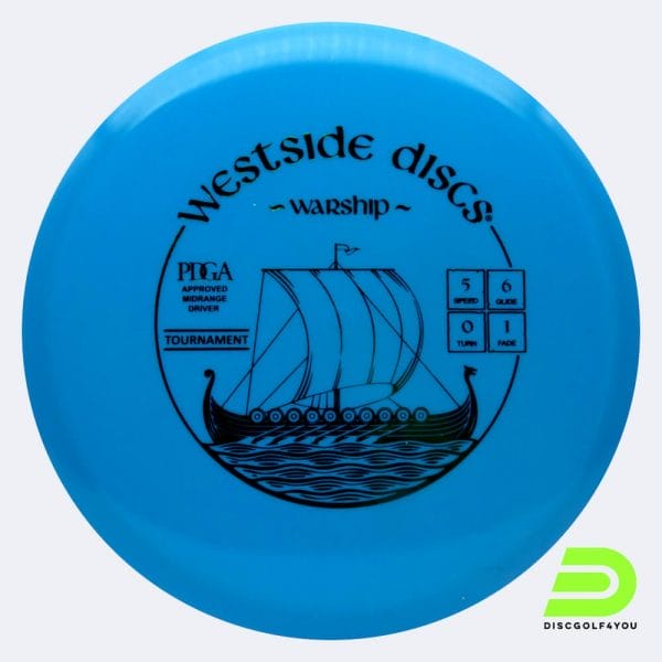 Westside Warship in blue, tournament plastic